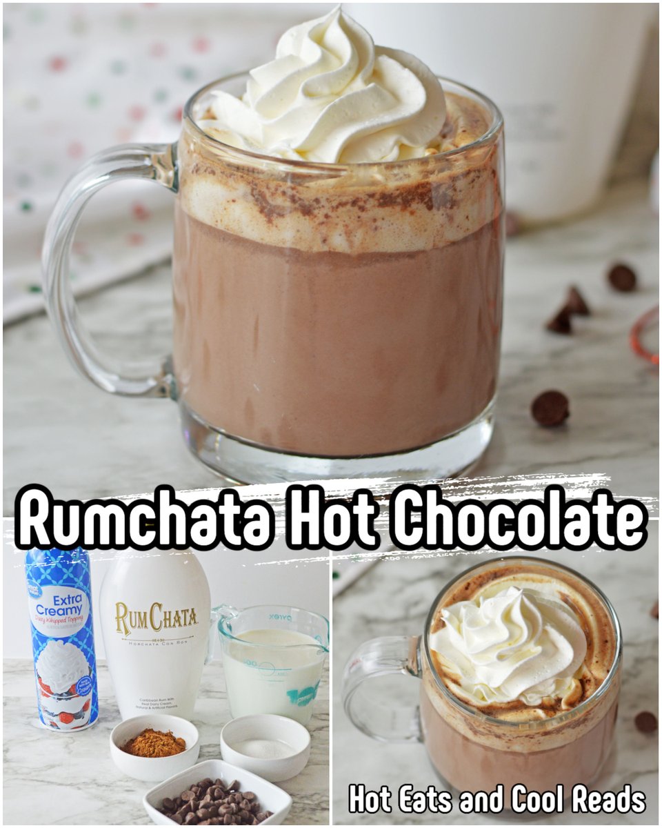 Rumchata Hot Chocolate ☕ View and print recipe: bit.ly/3NIFJNW 

Pin it for later: pinterest.com/pin/2503016917… Rumchata Hot Chocolate is the perfect winter drink! Great for holidays, parties or a cold night at home. Ready in minutes and made with simple ingredients!