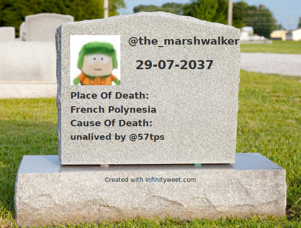 This is how and when I will die

⠀➡️ infinityweet.me/time-of-death