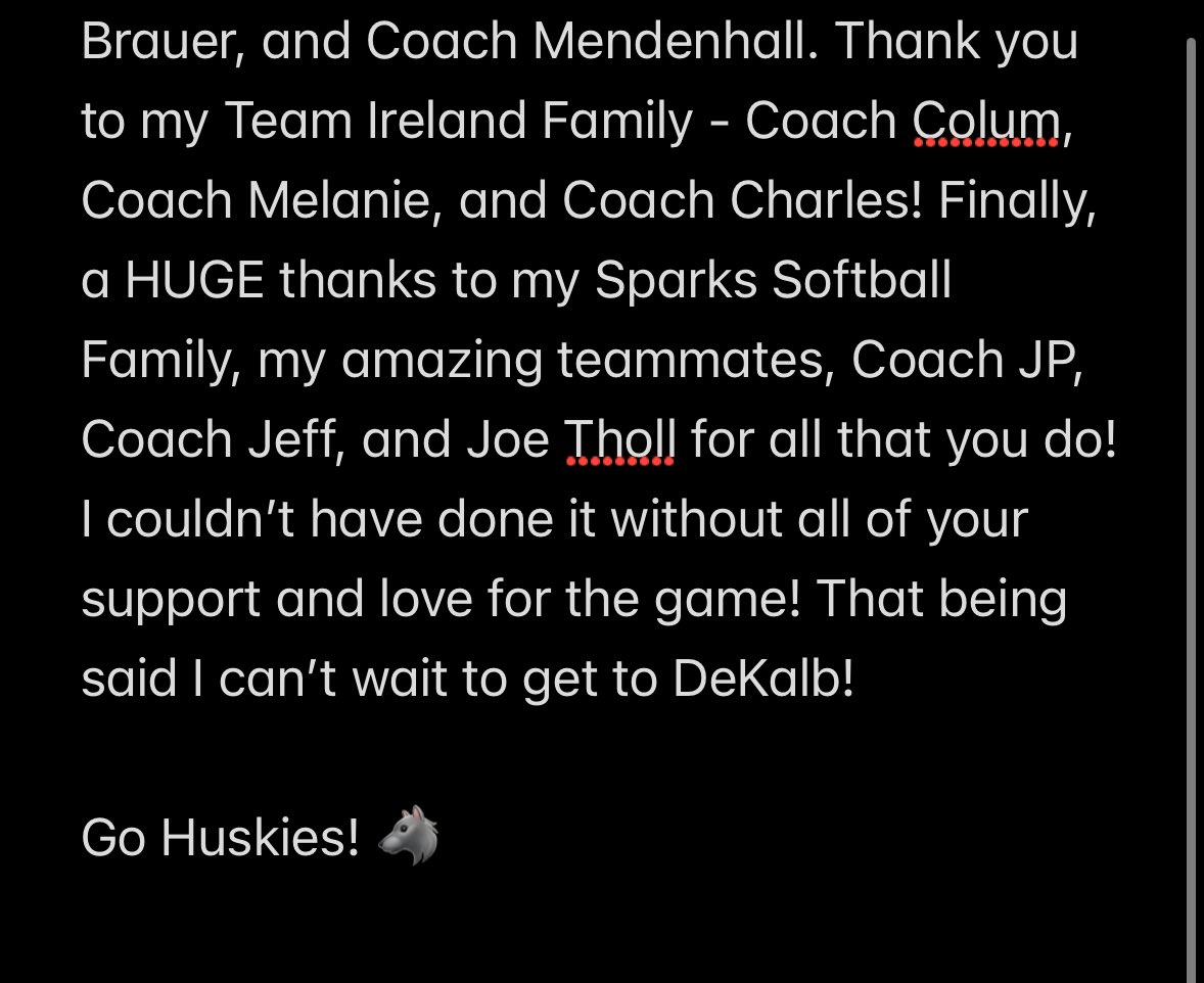Go Huskies! ❤️🖤🐺 <a href="/SBCoachG/">CoachGleason</a>  <a href="/CoachHClark/">hannah clark</a> <a href="/NIUSoftball/">NIU Softball</a> <a href="/Sparks16uJP/">Sparks16u JP</a> <a href="/TaftSoftballFam/">Taft High School Softball</a> <a href="/IrishFPSoftball/">Fastpitch Softball Ireland 🇮🇪☘️</a> <a href="/SSN_Softball/">Sidelines - College Softball 🥎</a>