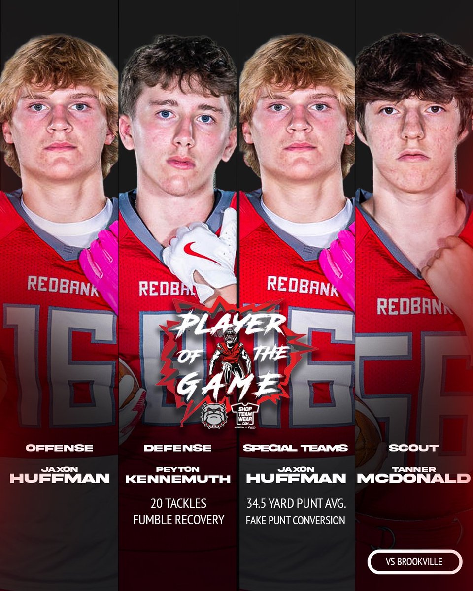 Week 9 ShopTeamWear.com Players of the Game