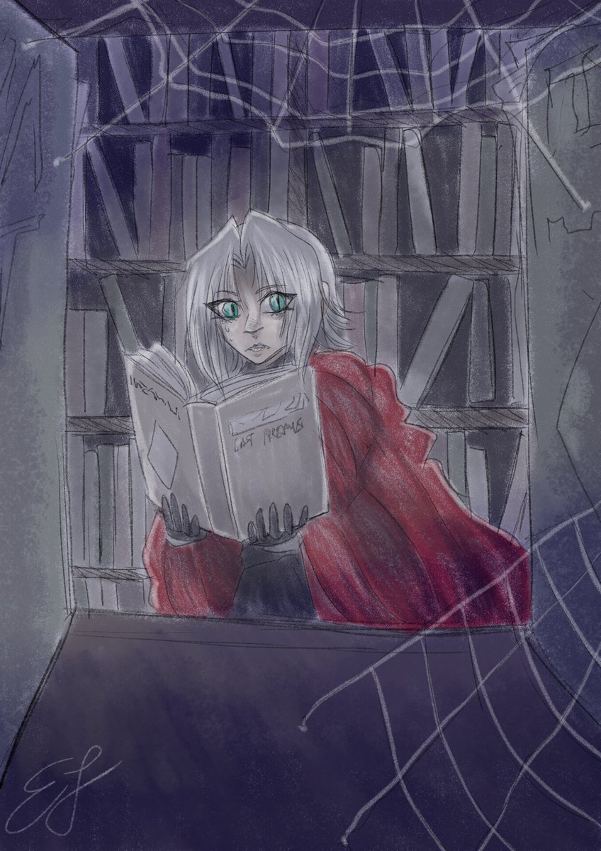 #SephirothWeek 2024 || Day 5. Library
His gaze passed over the name Gast Faremis on one of the journals, and he immediately tore it from the shelf. The handwriting was instantly recognisable.
archiveofourown.org/works/59996767…