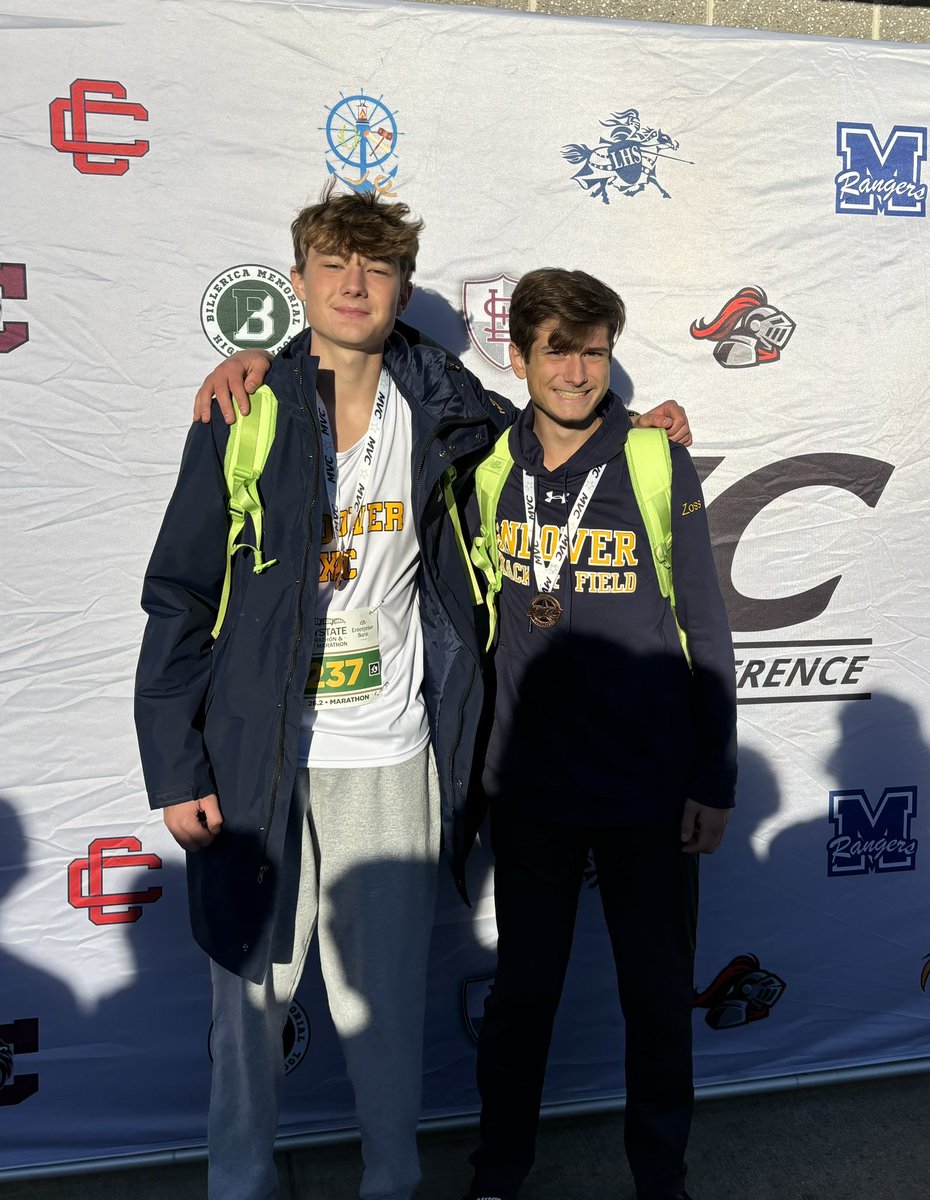 AHS XC competed at the MVC XC Championship yesterday! Varsity races:Girls 4th, Boys 3rd. JV :Boys 3rd, Girls 5th, FR: Girls 3rd , Boys 5th.  Special shoutout to Kyle Haskell placing 4th and Landon Zoss 12th in Boys Varsity Race!@AndoverPrin <a href="/AndoverWarriors/">Andover Athletics</a> <a href="/EagleTribSports/">EagleTrib Sports</a>