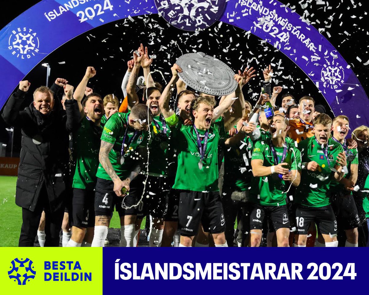 Til hamingju <a href="/BreidablikFC/">Breiðablik FC</a> 👏