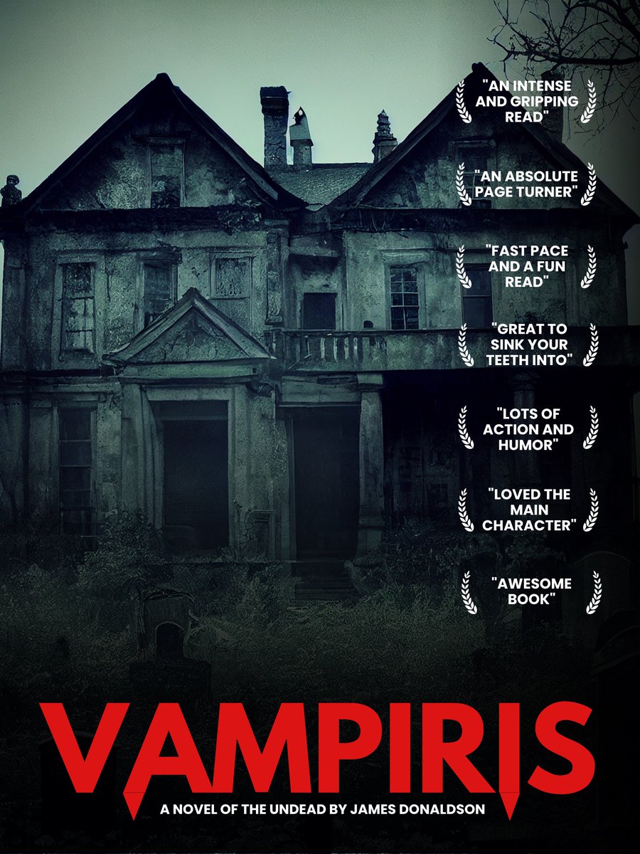 CorsairAuthor's tweet photo. VAMPIRIS - “A supernatural pandemic only one man can stop!”

Ebook:
https://t.co/dxYgrArI0T

Print:
https://t.co/NfpKkRlQmv

#Vampiris #vampire #vampires #bioterrorism #undead #vampirehunter #vampirearmy #speculativefiction #CorsairAdventures #fantasy #fiction https://t.co/jJ7jg8ix63