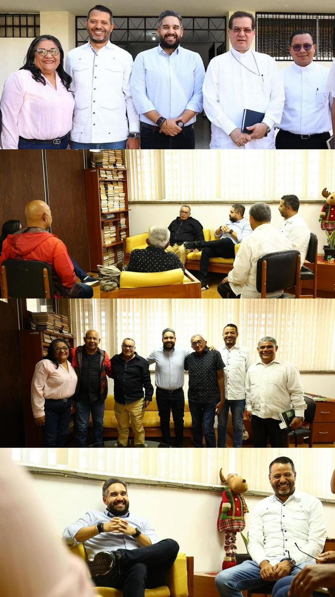 Estuvimos junto a nuestro hermano <a href="/nicmaduroguerra/">Nicolas Maduro Guerra</a> y el equipo de la Vicepresidencia de asuntos religiosos, realizando reuniones con voceros y representantes de varias iglesias que hacen vida en nuestro estado, para seguir fortaleciendo el trabajo con las instituciones públicas y