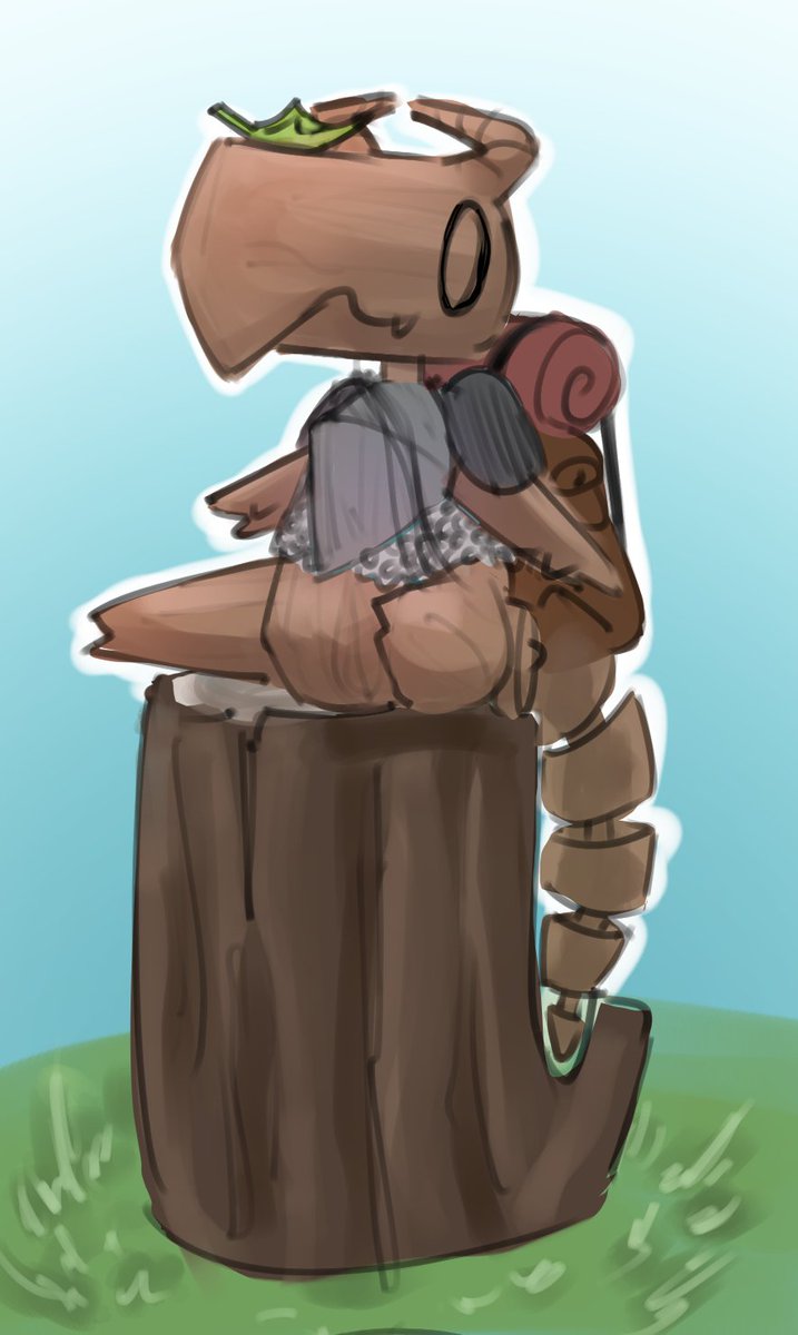 pigeondoodles's tweet image. Doodle of my stupid fucking Pathfinder poppet

his name is Sorrel and he's a terrible tax collector i love him