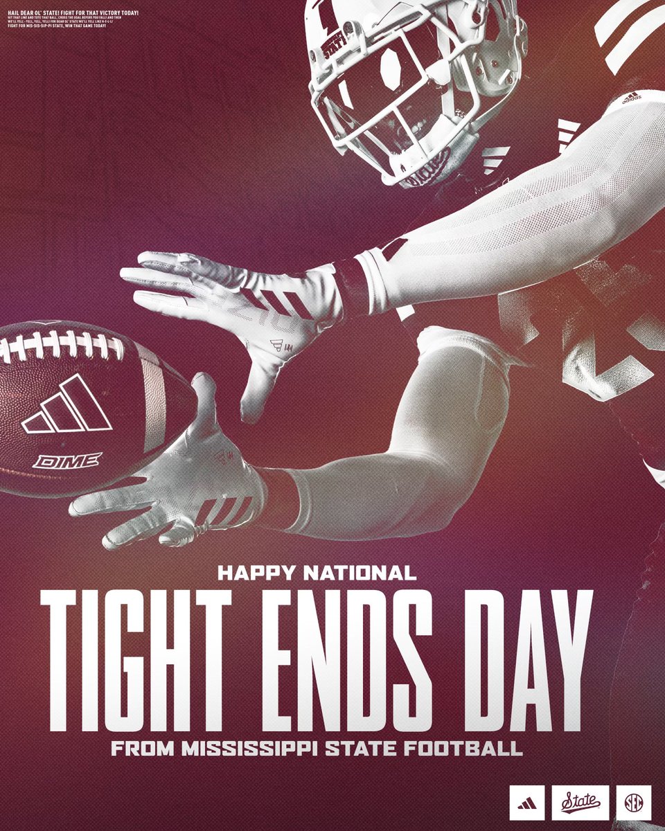 Adam Land (@adamland2026) on Twitter photo Happy National Tight Ends Day!
🐶
<a href="/HailStateFB/">Mississippi State Football</a> <a href="/Jcoop50/">Jon Cooper</a> <a href="/Coach_Leb/">Jeff Lebby</a>
🐬
<a href="/MosleyDolphinFB/">Mosley Football</a> <a href="/MosleyFBrecruit/">MosleyFBRecruiting</a> <a href="/FletcherTay18/">Fletcher Taylor</a> <a href="/RaedynBruens1/">Raedyn Bruens</a> <a href="/Archambeau2Cole/">Cole Archambeau</a> Happy National Tight Ends Day!
🐶
<a href="/HailStateFB/">Mississippi State Football</a> <a href="/Jcoop50/">Jon Cooper</a> <a href="/Coach_Leb/">Jeff Lebby</a>
🐬
<a href="/MosleyDolphinFB/">Mosley Football</a> <a href="/MosleyFBrecruit/">MosleyFBRecruiting</a> <a href="/FletcherTay18/">Fletcher Taylor</a> <a href="/RaedynBruens1/">Raedyn Bruens</a> <a href="/Archambeau2Cole/">Cole Archambeau</a>