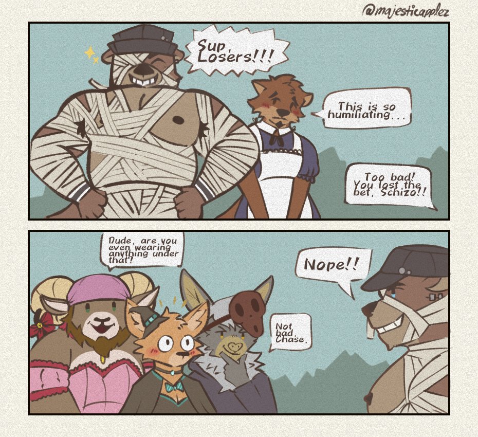 The Echo gang celebrates the week of Halloween by having a costume party. 🎃