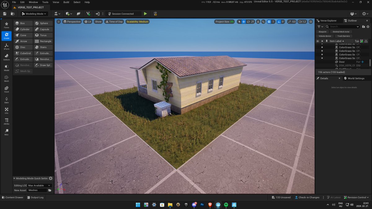 First time experimenting with UEFN Modeling mode 🥳 The result: