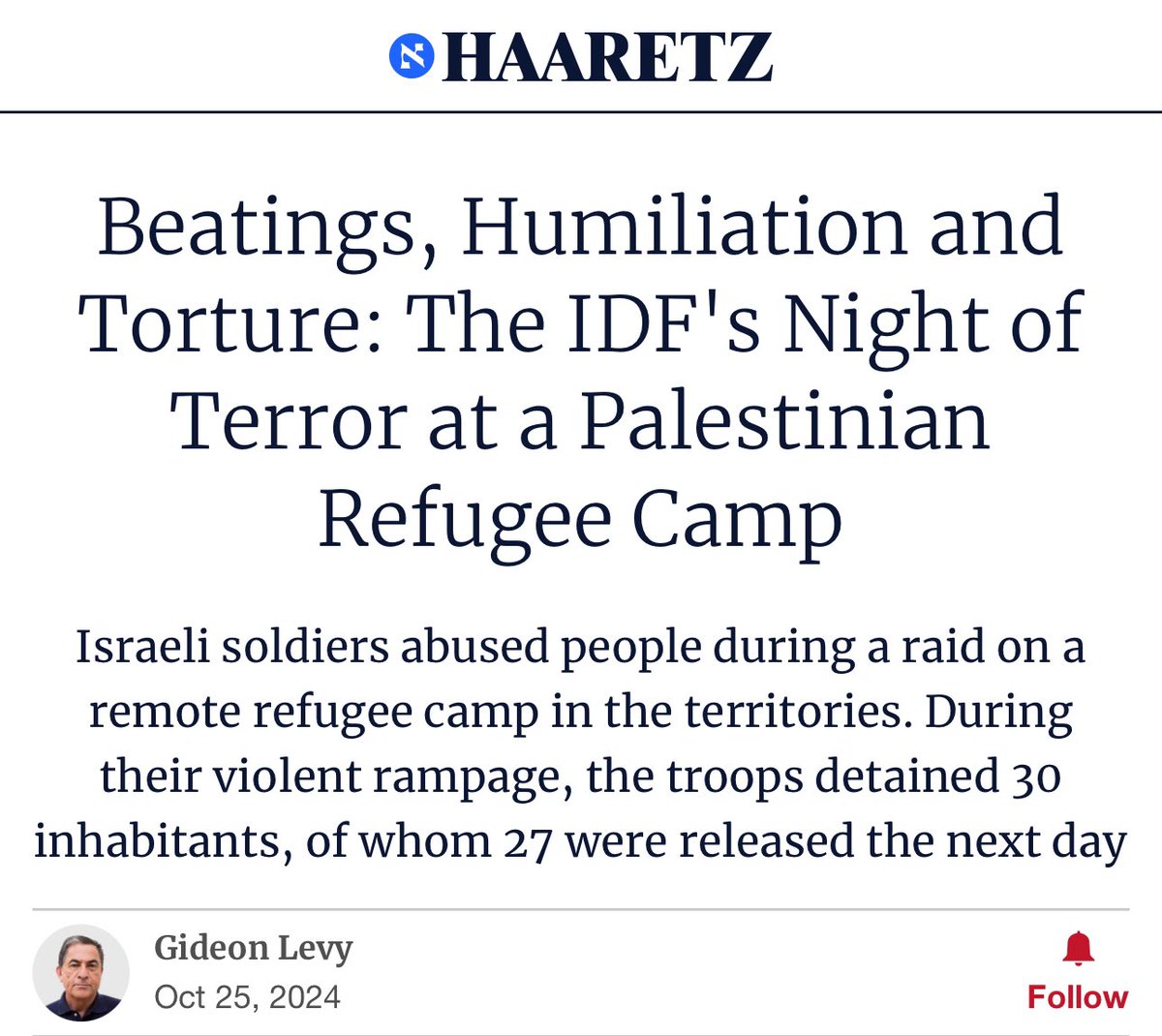 AssalRad's tweet photo. What if these headlines were in Western media every day? This is about the West Bank by the way, not Gaza. https://t.co/F6FenyJmh6