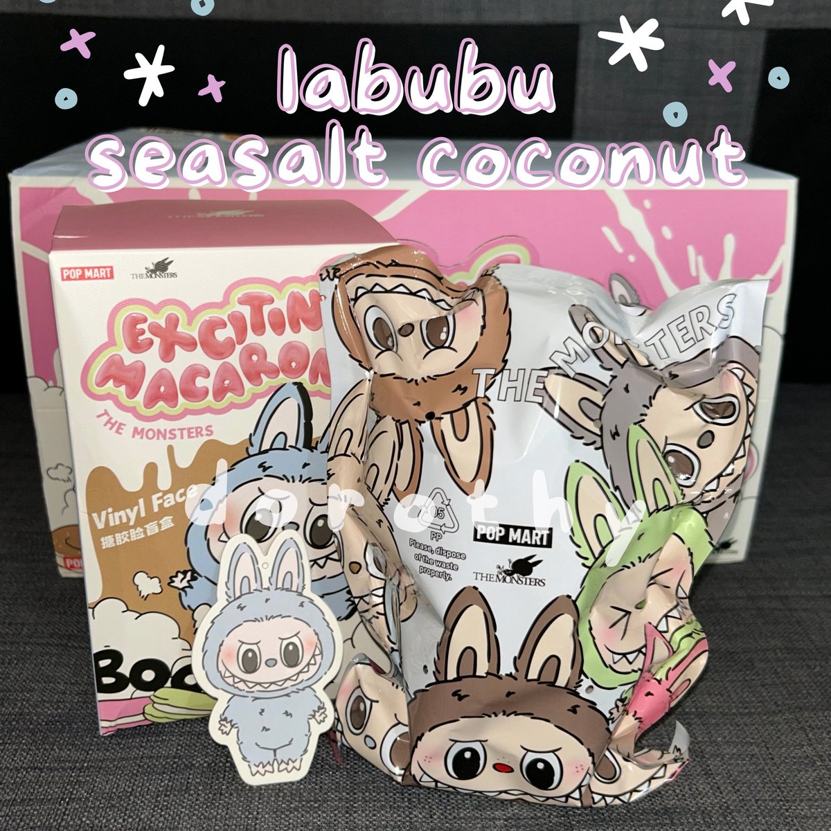 yoongberries's tweet photo. ⊹˚₊ Labubu Exciting Macaron Seasalt Coconut ₊˚⊹

₱2,850

⋆ negotiable
⋆ sealed foil, open box (box is dented)
⋆ onhand &amp; ready to ship
⋆ 100% authentic from popmart macau
⋆ rfs: dupe

📍 Las Piñas City, Metro Manila 
💵 gcash, gotyme
📦 sdd if mm, j&amp;t

wts lfb ph ufs https://t.co/7HVJv4CgTY