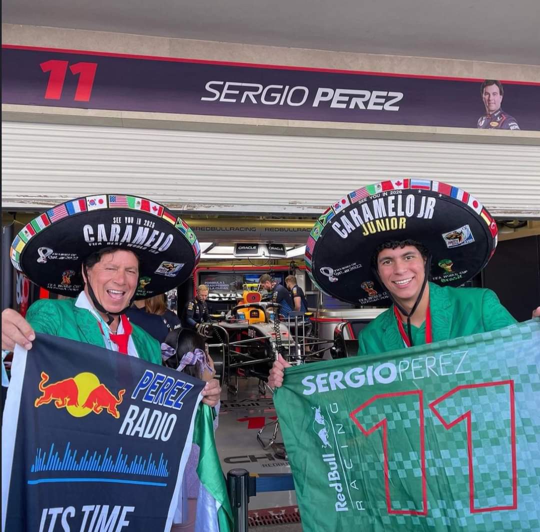No entiendo por qué a Checo Pérez le fue mal en el Gran Premio de México, si ahí está el amuleto que siempre le trae suerte a nuestros deportistas. 🤔😔 #MexicoGP