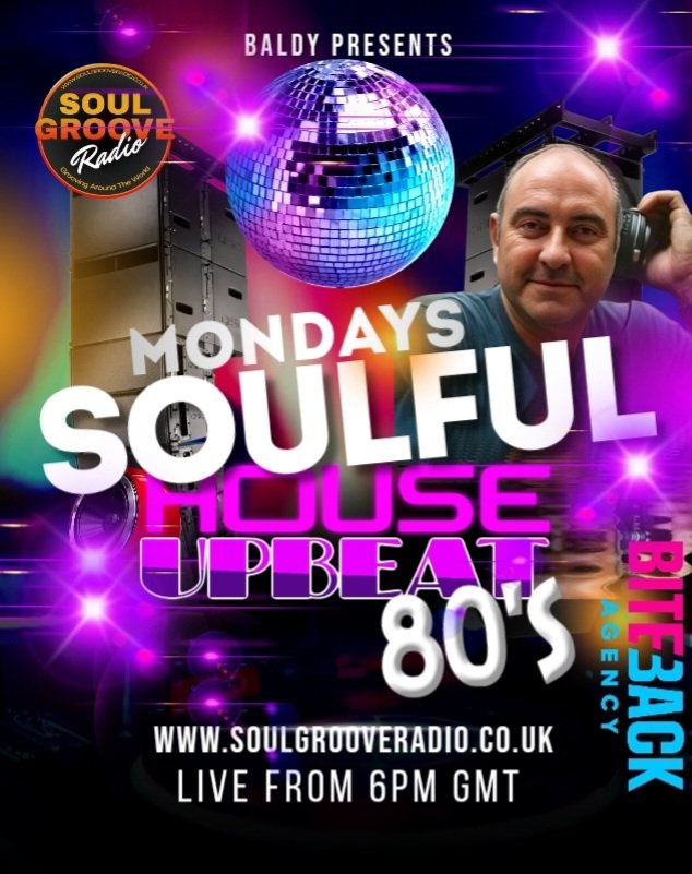 Join me live tomorrow on soulgrooveradio.co.uk from 6pm GMT