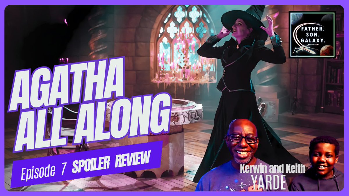 Join our #SUNDAY LIVESTREAM AT 7PM EST as we discuss #AgathaAllAlongep7.  Lilia faces her deepest fears in a haunting castle, where magic + mortality collide. With a Tarot reading revealing her fate, she must confront the past + embrace her choices.

Link: youtube.com/live/K5_HUUa5P…