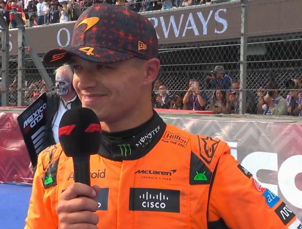 SleeveZipperr's tweet photo. Jo Bauer enjoying his main character moment. What a legend 😂

#FIA #MexicanGP #F1 https://t.co/7veiRSEWbm
