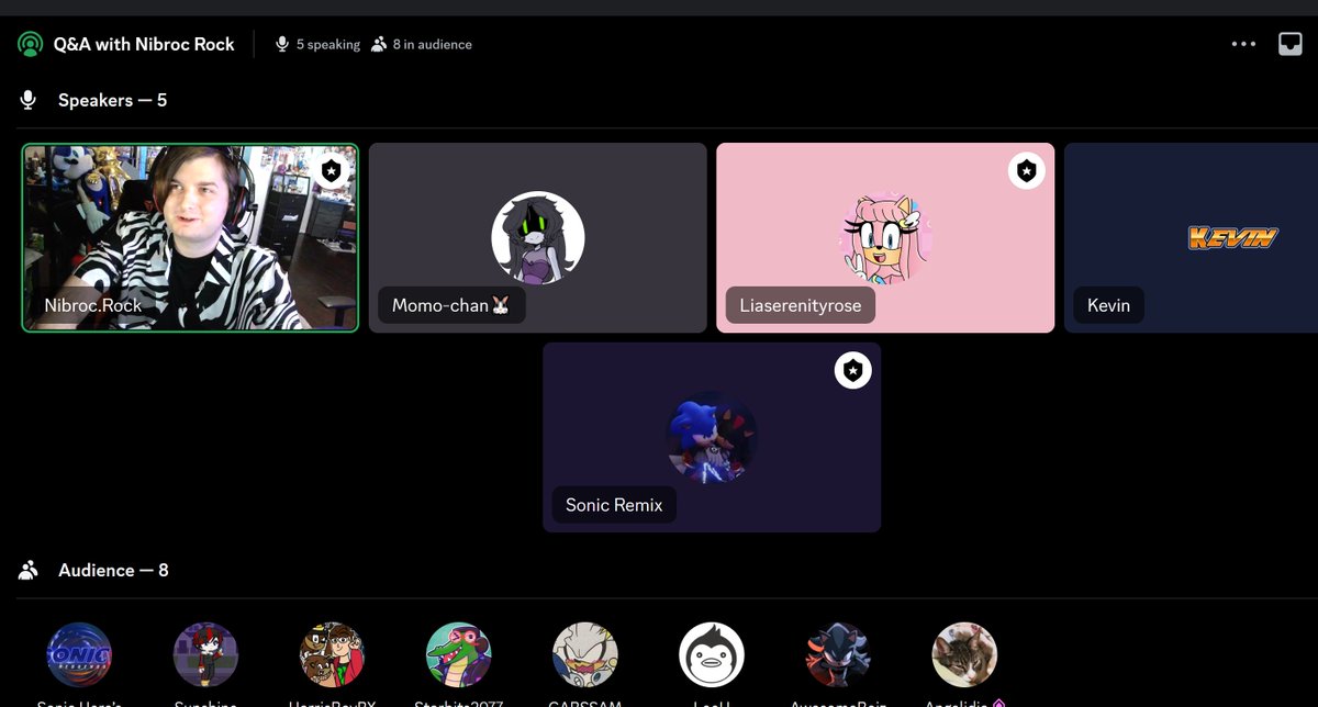Liaserenityrose's tweet photo. I want to thank everyone who tuned in to the Q&amp;A with @NibrocRock in the @SonicRevolt 2024 Online Event!

#sonicrevolution #sonicrevolution2024 #shadowrevolution #shadowrevolution2024 https://t.co/jvH8F9jR97