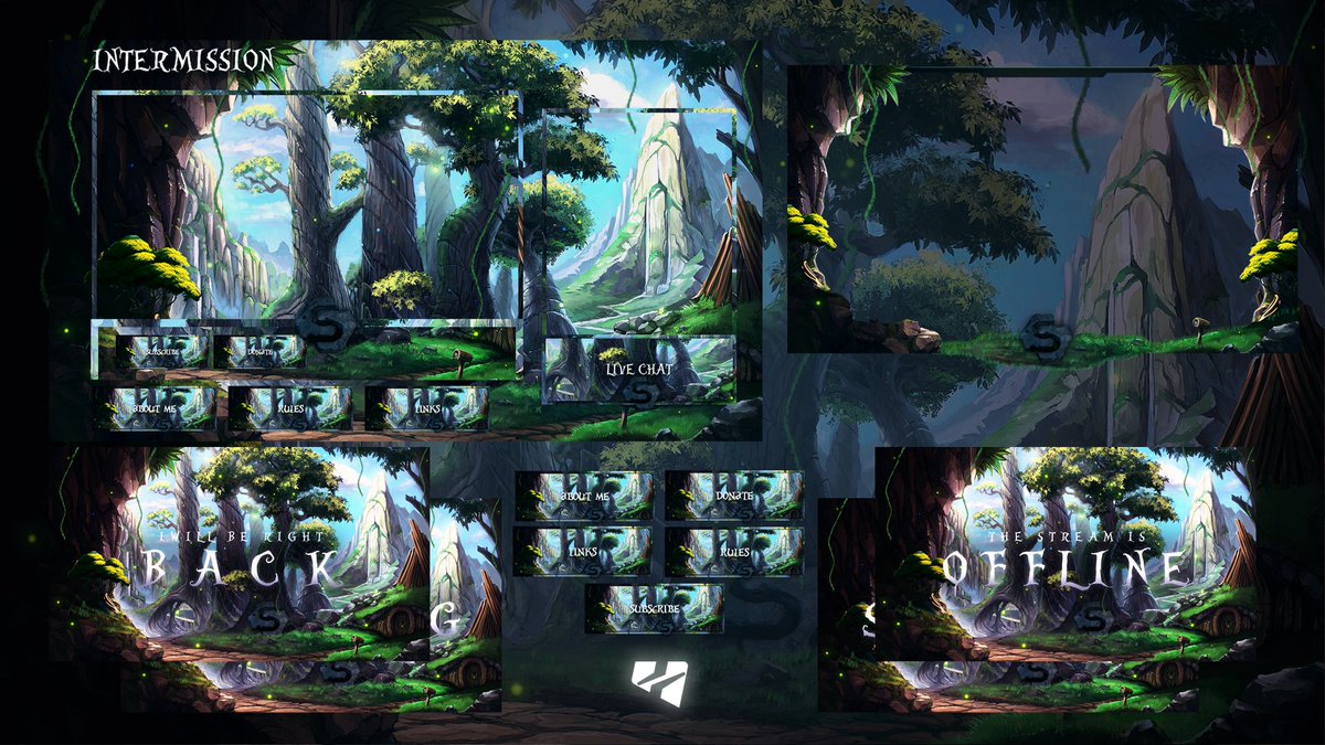 Commissioned stream pack for @Steeziestt 
support is much appreciated &lt;3