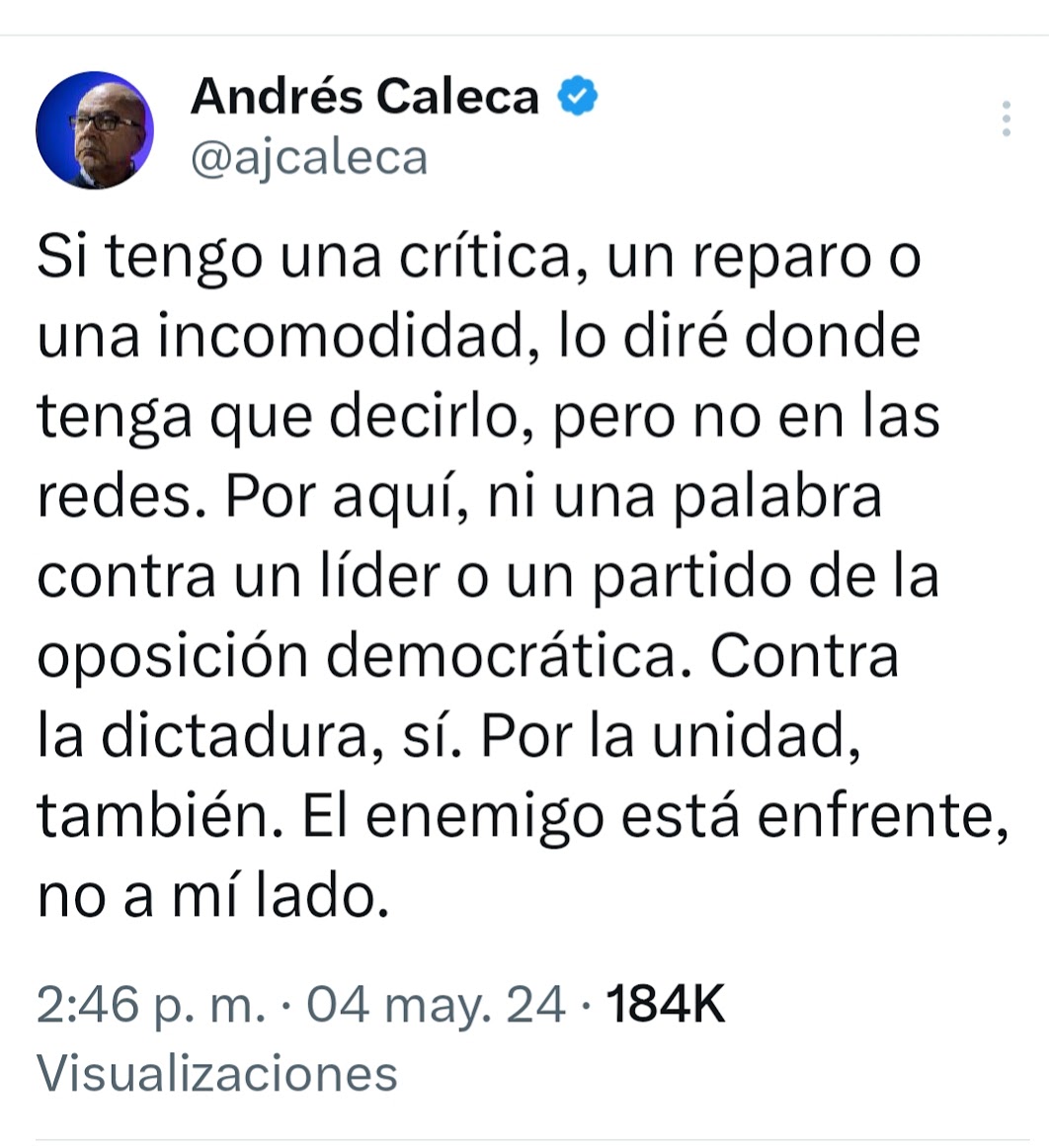 ajcaleca's tweet photo. El 4 de mayo de este mismo año, publiqué este post que hoy repito en todas sus letras. Es todo. https://t.co/PKXgTHEqhv