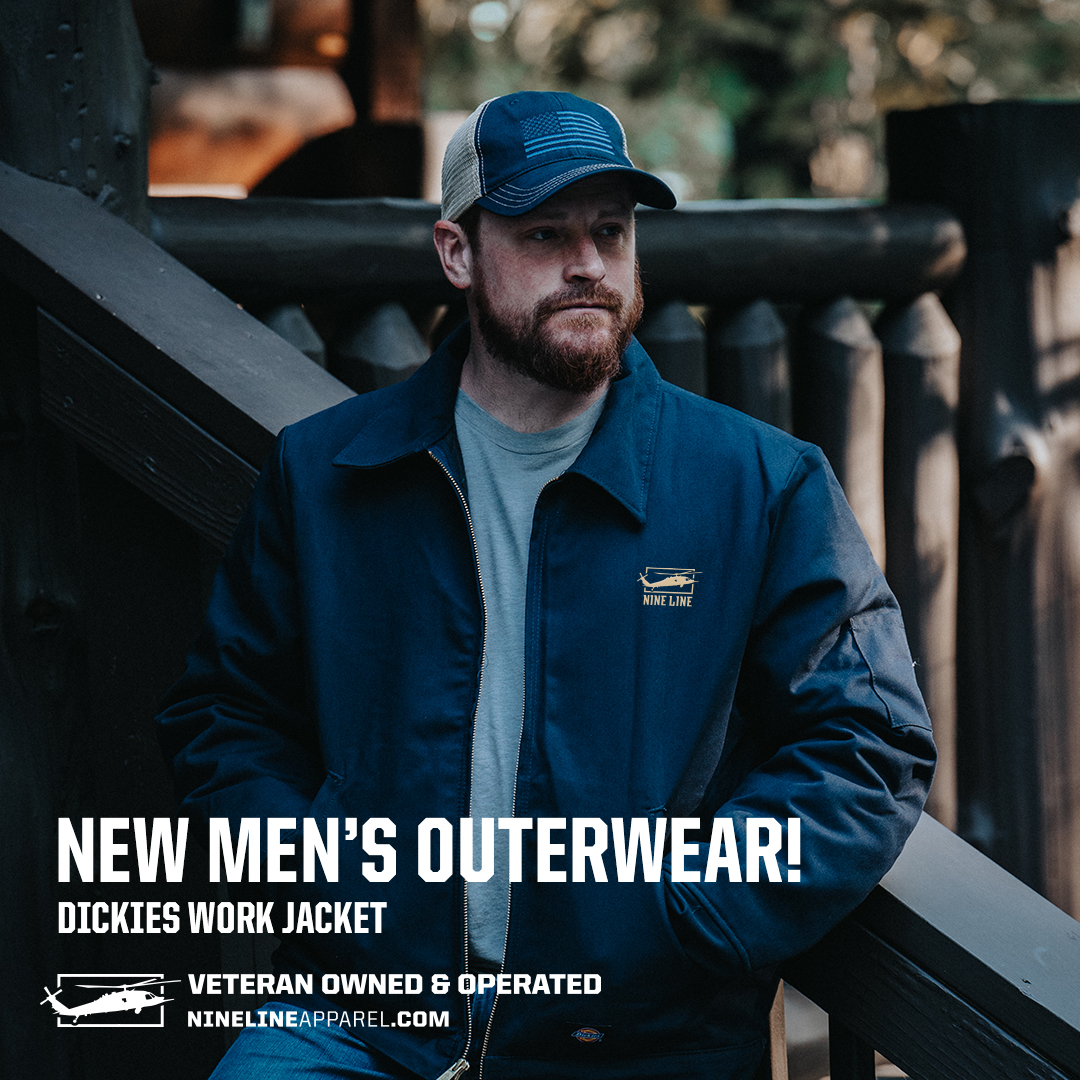 NineLineApparel's tweet photo. Your favorite outerwear branded with Nine Line 😉
This amazing, high quality jacket comes with different logo options:https://t.co/5lv4wCzpdN
#NineLineApparel #NLA #NineLine #ninelineapparel #NLA #dickies #jacket #dickiesjacket https://t.co/1SmXPTY56s