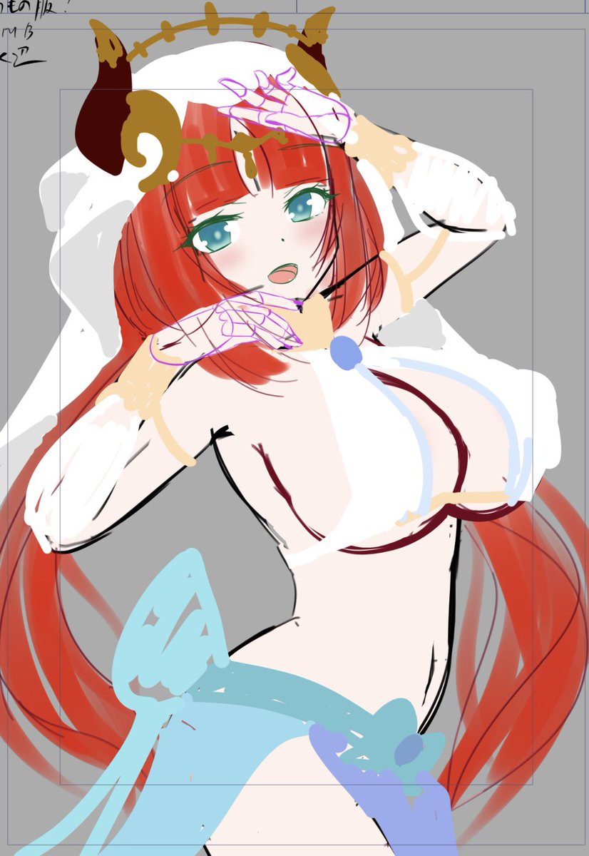 超雑ラフ(衣装アレンジ 