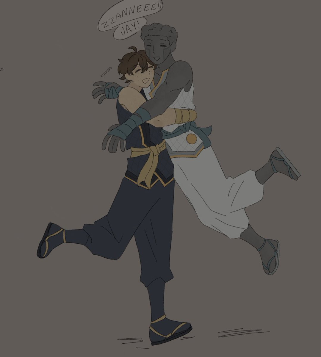 kunshokunsho's tweet photo. what could’ve been…. aka AU where jay doesn’t lose his memories and they meet again at the tournament ! https://t.co/uML69Cc3jP