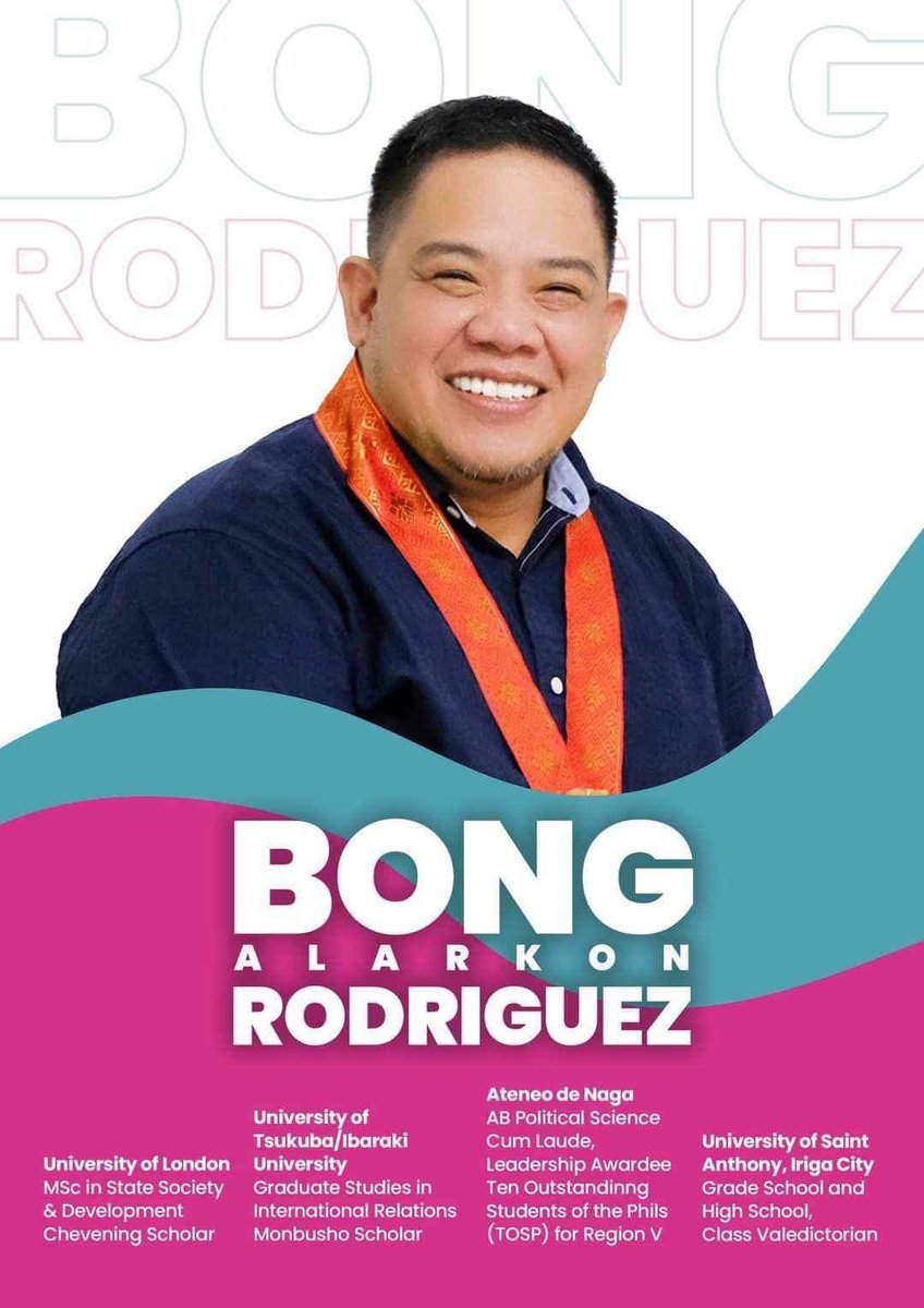 nabunturanguy's tweet image. Oi mga taga Camarines Sur, baga gusto niyong baguhin ang buhay niyo, iboto ninyo naman itong si BONG RODRIGUEZ, former regional campaign manager of FVPLR! I think you will never go wrong with DUMPING the Villafuertes &amp;amp; installing fresh blood into CamSur politics. Echapwera na ang…