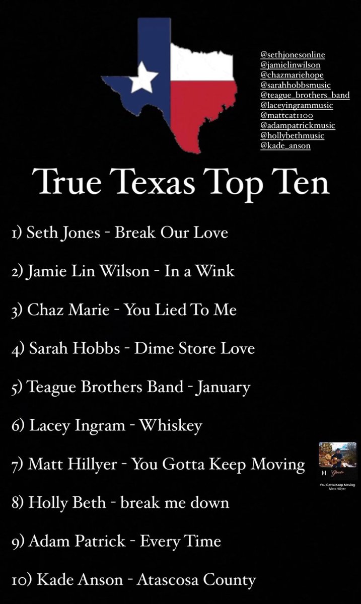 TrueTexasTopTen's tweet image. Support Texas artists and keep their gas tanks full because we love when they come to town! We’ll never stop loving Texas troubadours at the truest top ten around.

#TTTT