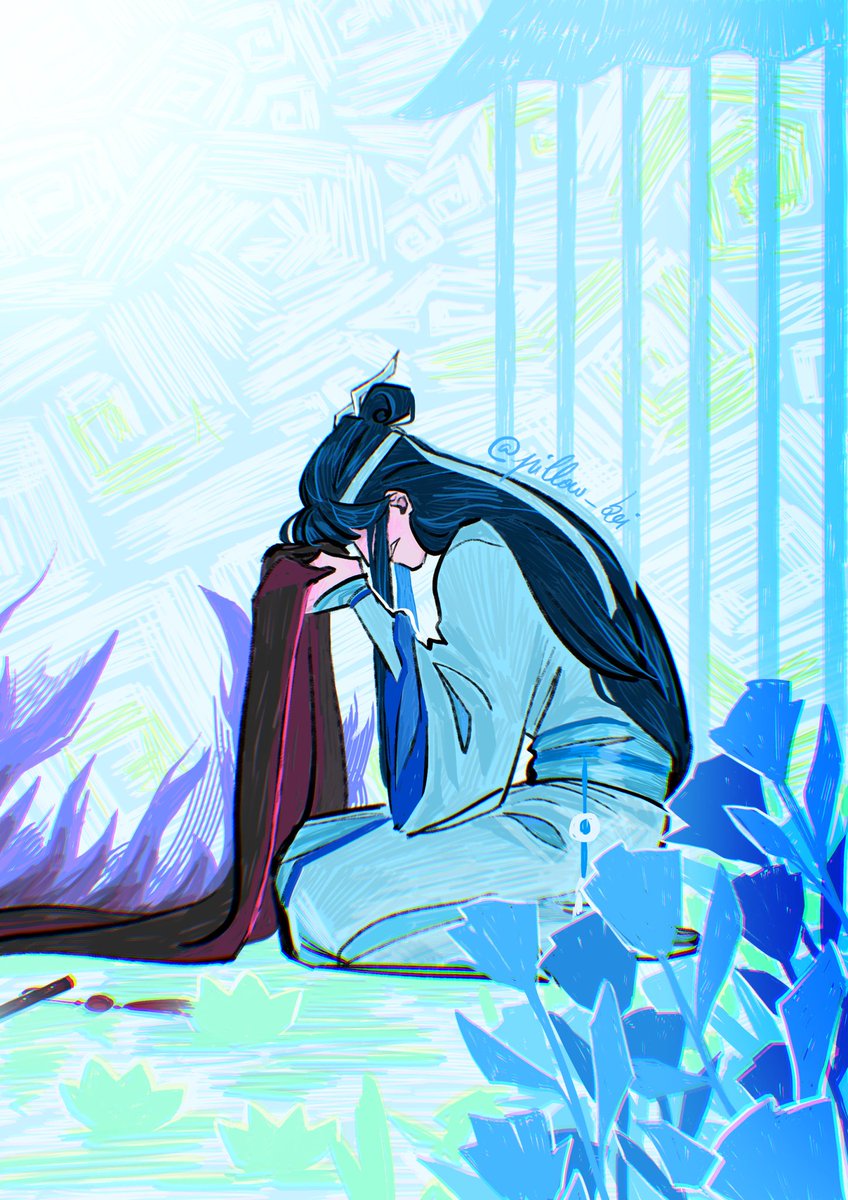 Pillow_boi's tweet photo. I never put those together, it's even sadder this way 🥲🥀 #wangxian https://t.co/xsASy3u5BA