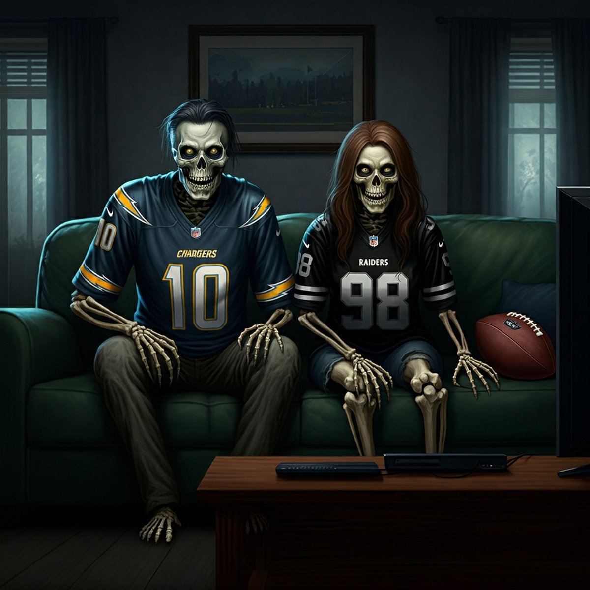 SeanTwitten's tweet photo. The only way to spend Sundays #RotWithMe
#SpookyTime https://t.co/v2dkkZhBxV