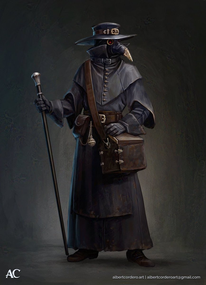 Plague Doctor, concept art

#conceptart #plague #fantasyart