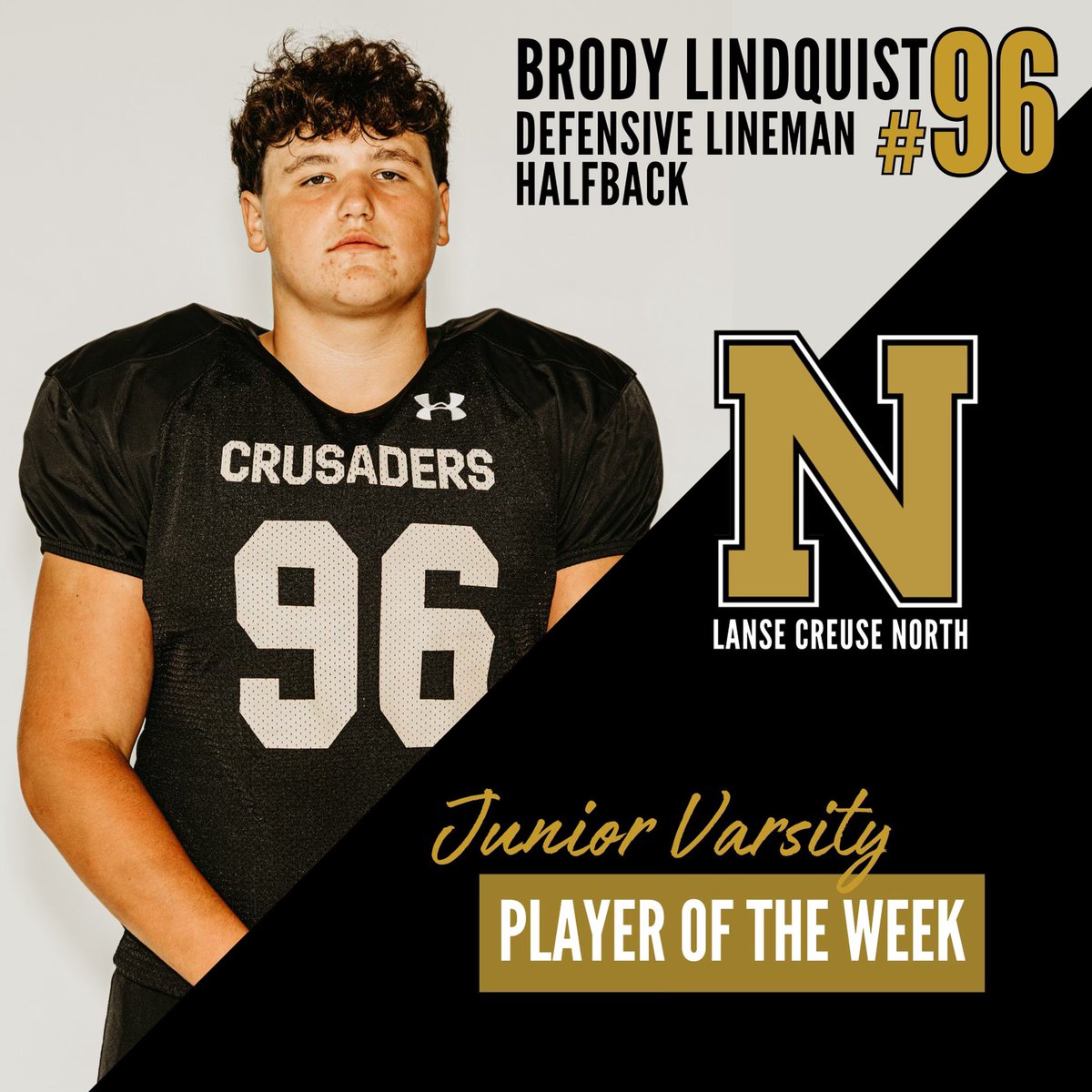L'Anse Creuse North Football (@lcn_fb) on Twitter photo JV Player of the week. Broderick Linquist played hard on both sides of the ball and led our defense in tackles this week. Great job Brodrick, Coach Sonny and Coach Carey <a href="/PHDLineCoach/">Coach Garland</a> <a href="/lcnboosterclub/">LCN Athletic Booster Club</a> JV Player of the week. Broderick Linquist played hard on both sides of the ball and led our defense in tackles this week. Great job Brodrick, Coach Sonny and Coach Carey <a href="/PHDLineCoach/">Coach Garland</a> <a href="/lcnboosterclub/">LCN Athletic Booster Club</a>
