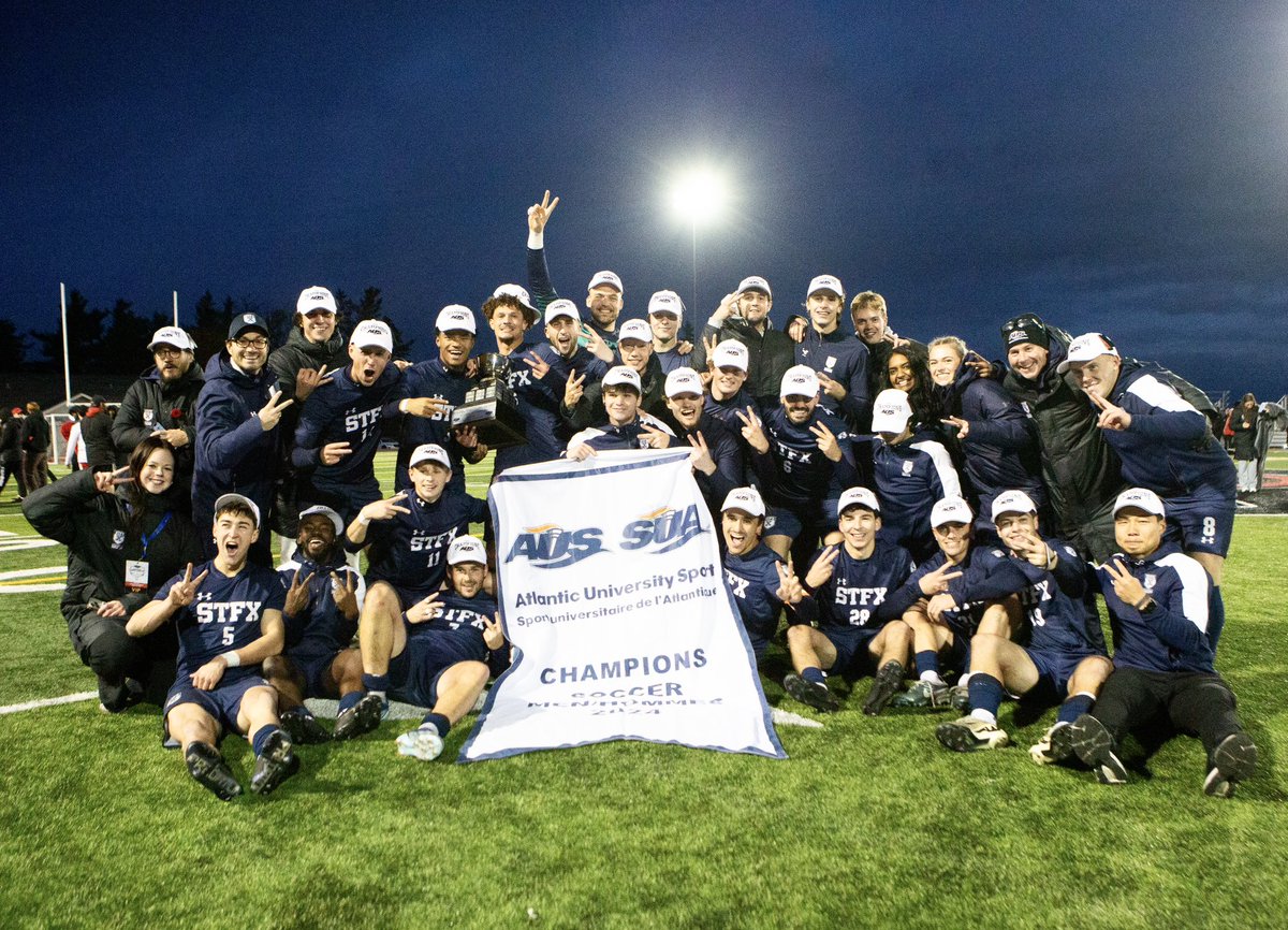 StFX Athletics (@stfxathletics) on Twitter photo Congratulations to X-Men Soccer, your 2024 AUS Champions!!! #goxgo <a href="/AUS_SUA/">Atlantic University Sport</a> Congratulations to X-Men Soccer, your 2024 AUS Champions!!! #goxgo <a href="/AUS_SUA/">Atlantic University Sport</a>