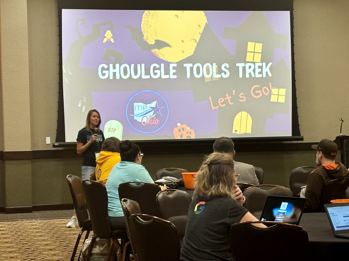 itipohio's tweet photo. What a fun way to kick off #ITIP24! Thank you to everyone who attended the Pre-conference: "Ghoulgle Tools Trek" presented by the fantastic @cmdanhoff https://t.co/BbRLx7slhi