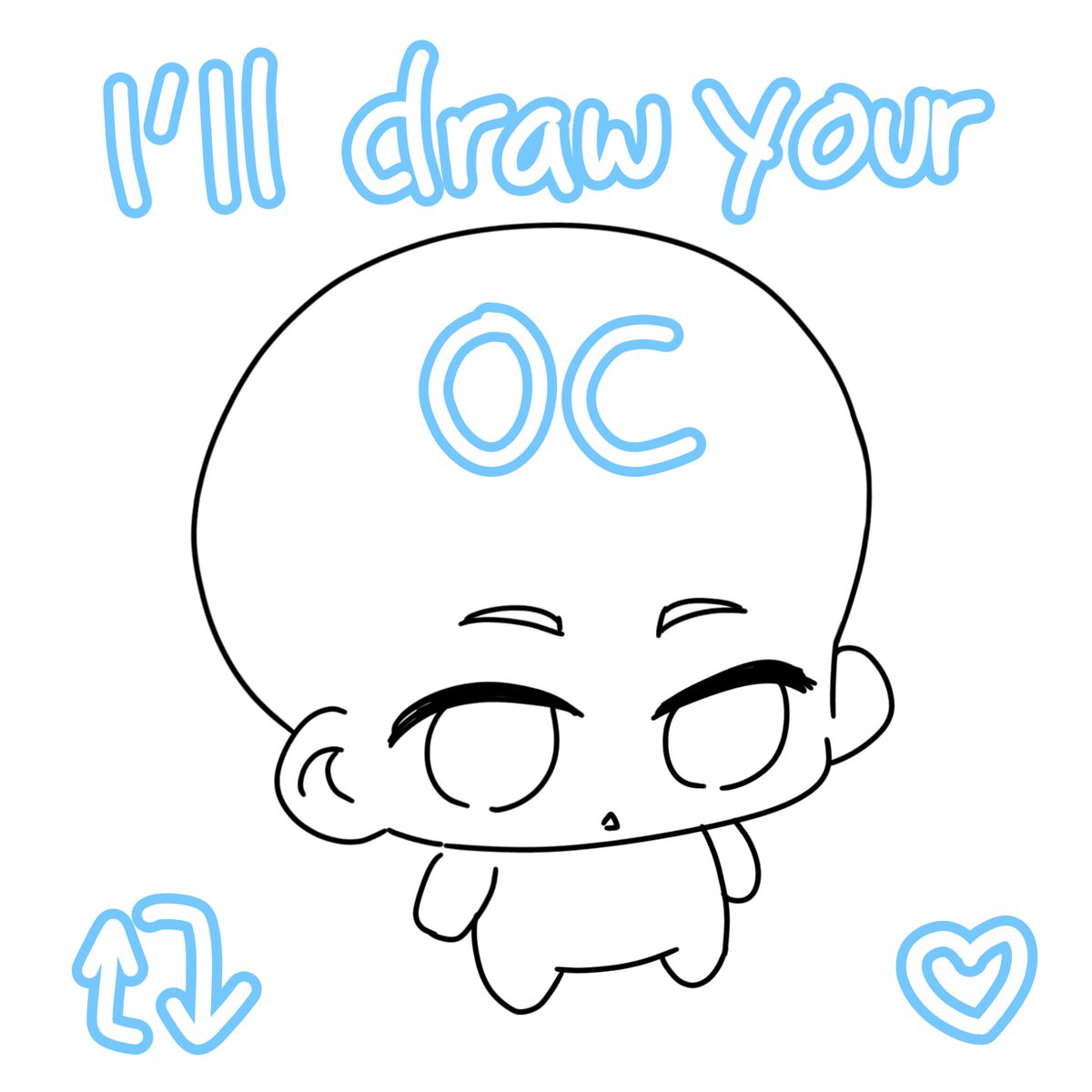 Hello #artmoots it's Free Art time. I'll draw chibi version of your OC I  will choose 2 or 3 of you. Rules: 🌟 Reply by your OC 🌟 Liken+ Retweet 🌟  Follow, image size:1200x1200