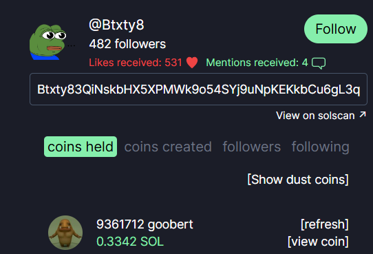 A team took the rugged $WIZ coin by the moodeng dev and made it run.

Moodeng was also rugged and saved by a CTO.

Questions is: who will make a CTO of the only launch he still has a bag in?

#Solana #memecoin