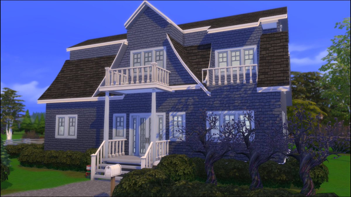 bartley_sims4's tweet photo. 今日は #新居 のご紹介~
#BrindletonBay にある #一軒家 を購入!
壁の高さを変えたら屋根が浮いてしまったという失態…
しかし直さない笑
そして #二階建て だけど #二人暮らし するには一階部分だけで十分だったから、二階は使ってない。
ここなら #愛猫 のララも住みやすいかも♡
#SIMS4 #シムズ4 https://t.co/hHI4WebBAj