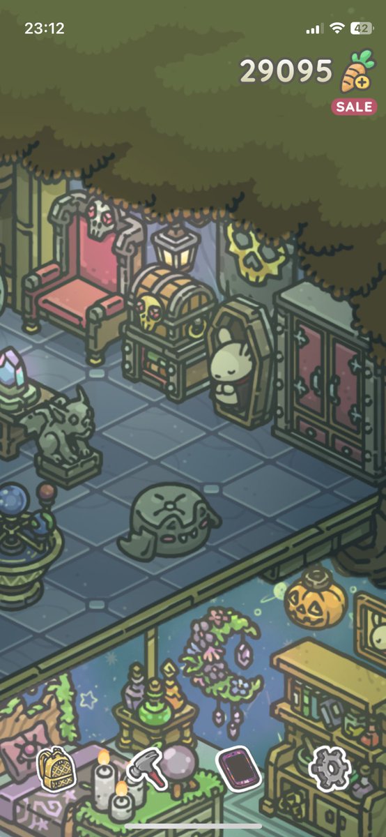 Como mola #Tsuki metido en el ataúd de #Halloween jeje #tsukiodyssey