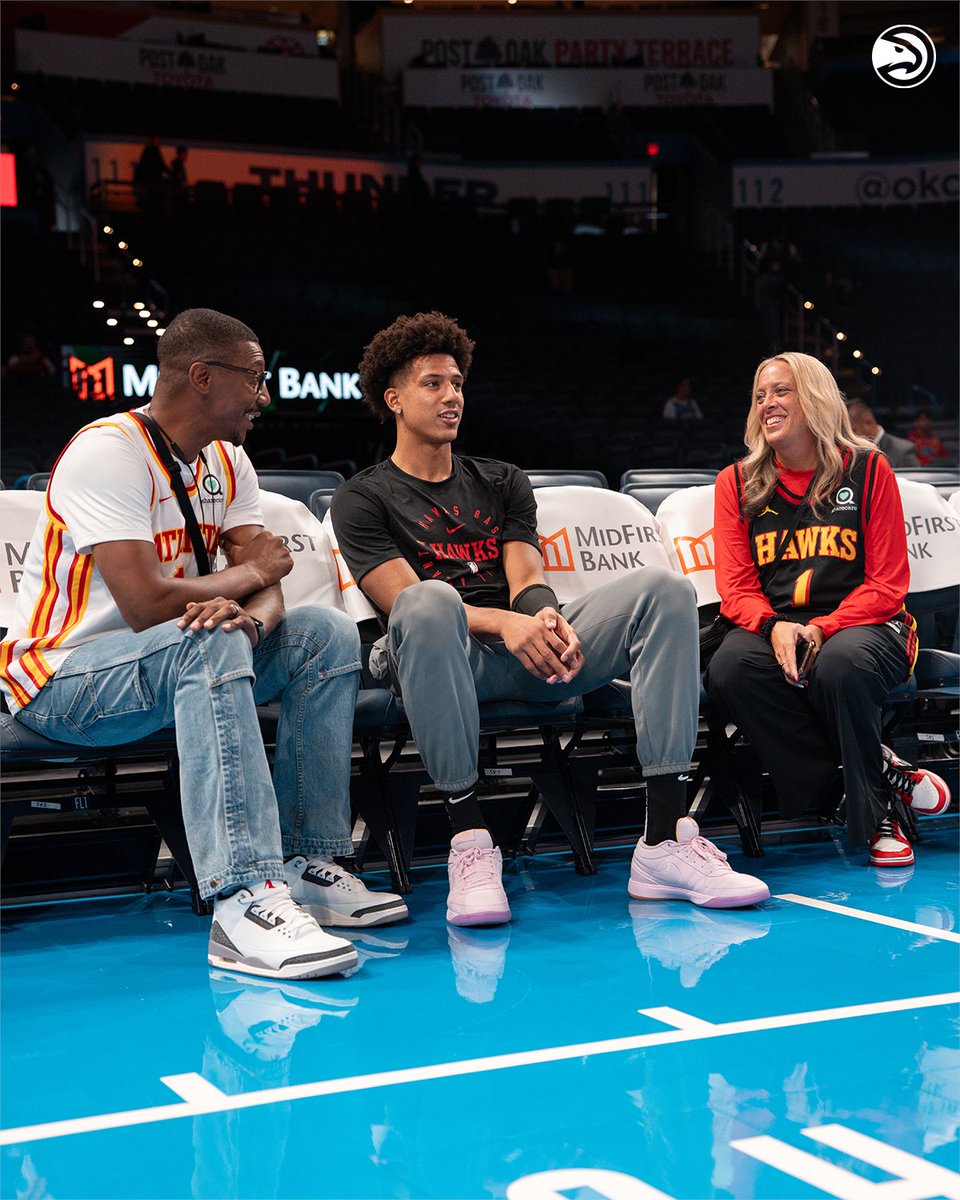 ATLHawks's tweet image. 1️⃣ is always about family
