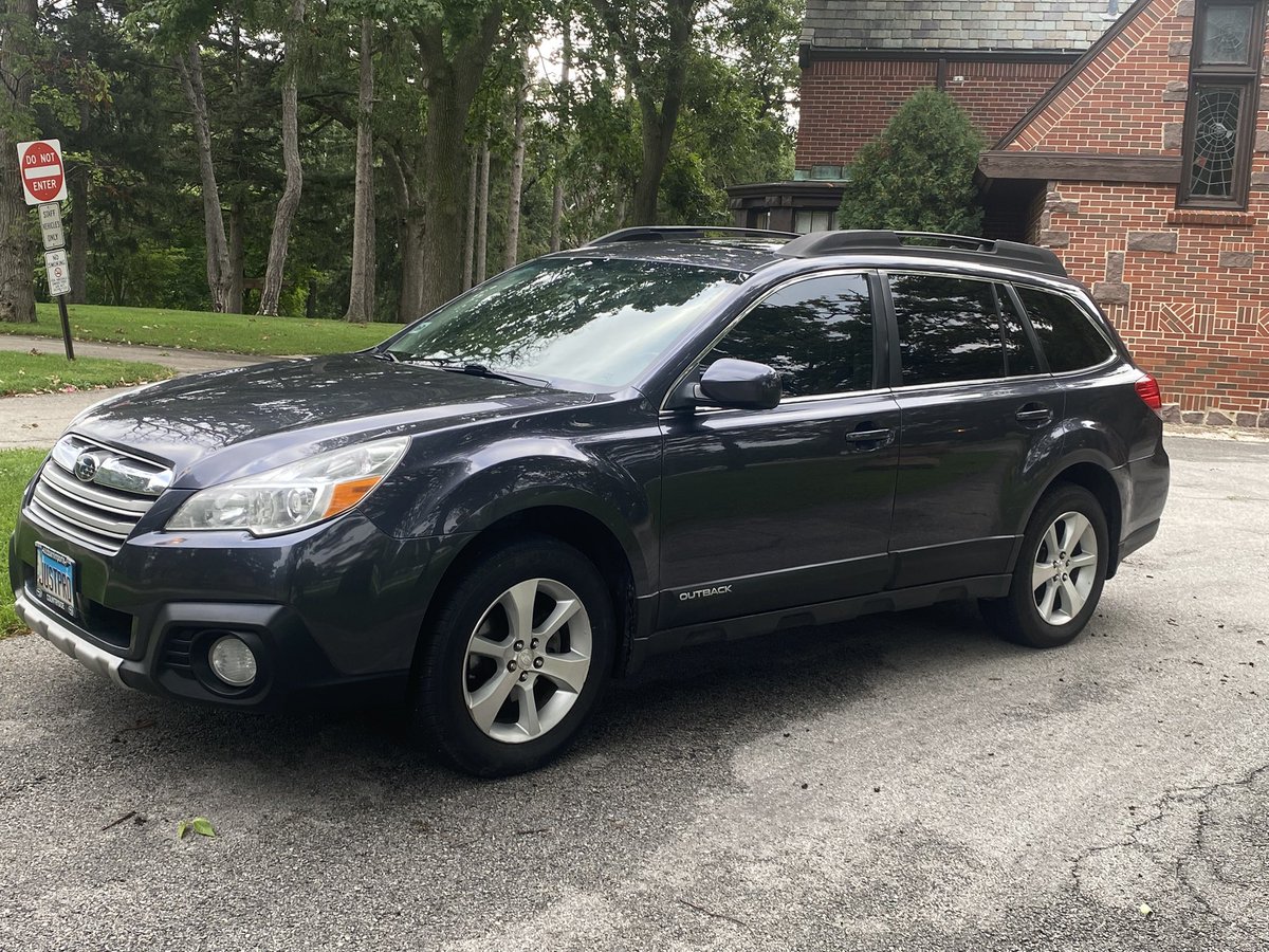 LutzTheReporter's tweet image. My 2013 Subaru Outback with 294,000 miles.  Left my office exhausted my office exhausted Saturday night only to have engine start and immediately seize up.

The car is in “like new” condition.  Do I spend money on a new car, or new engine? #NewEngine