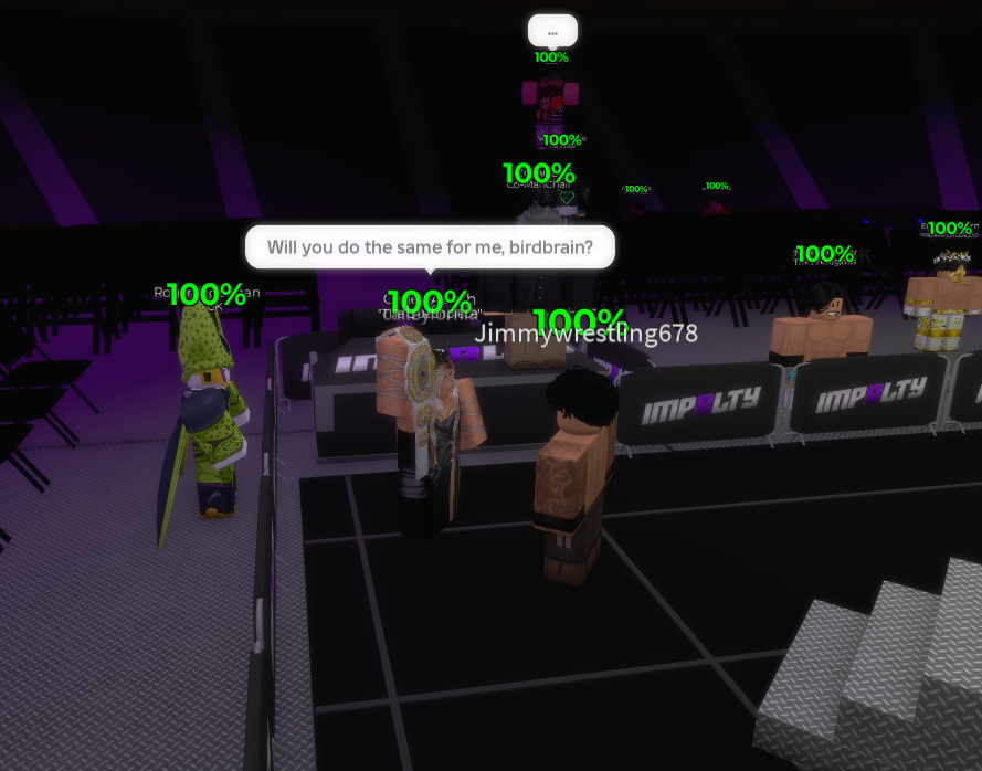 IW_RBLX's tweet photo. | INTERCONTINENETAL CHAMPIONSHIP |
After a GRUELING Triple Threat, #JimmySins would capture the I.C N1C.. after the match the current champion, #CaileyApoth, would have some choice words to say after his victory..
#IMPRLTY2024 https://t.co/frUje6aYSF