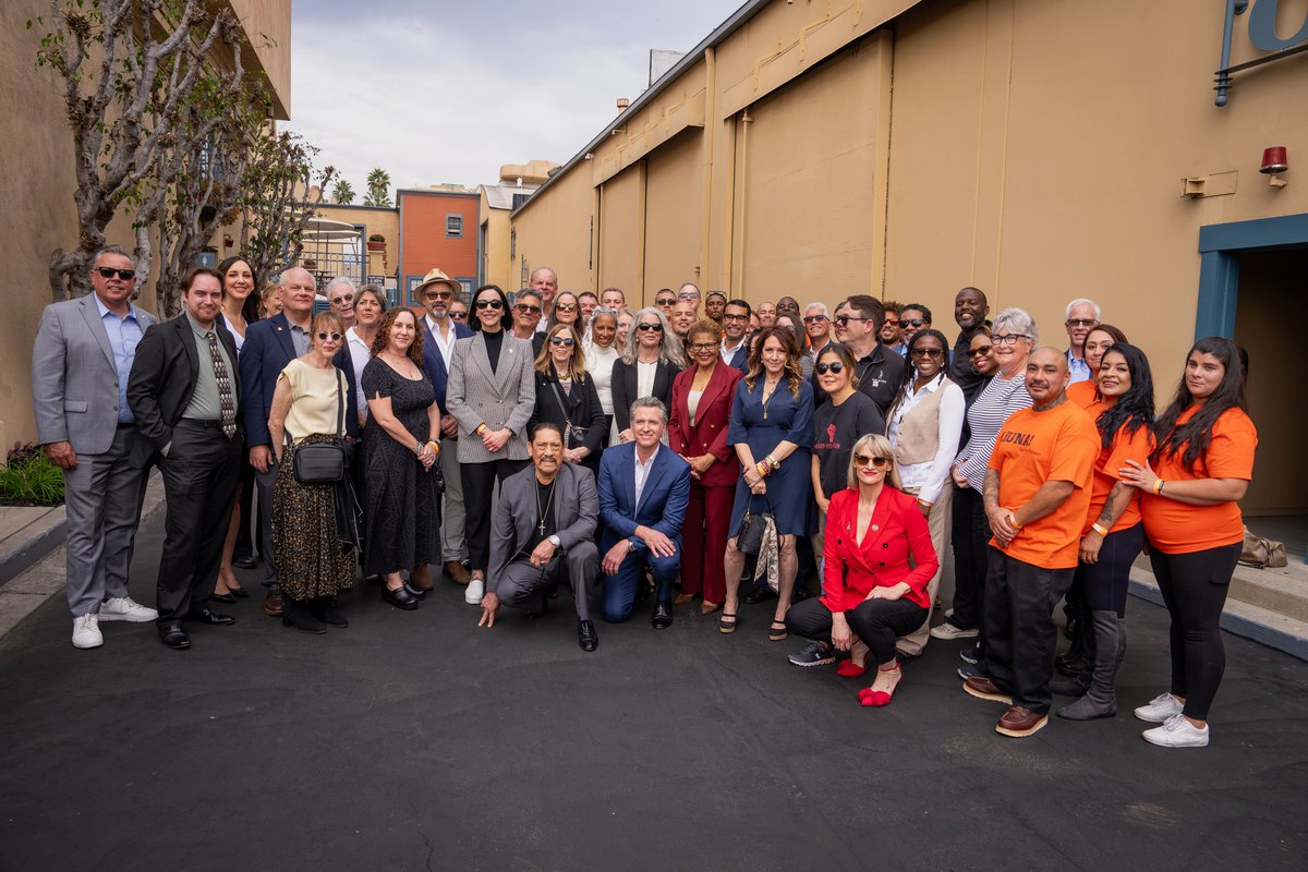 Governor Gavin Newsom (@cagovernor) on Twitter photo California is the entertainment capital of the world — providing decades of creativity, innovation, and talent.
By expanding the <a href="/FilmCalifornia/">California Film Commission</a> Tax Credit, we'll help keep production in the state, create thousands of good-paying jobs, and strengthen our link with the industry. California is the entertainment capital of the world — providing decades of creativity, innovation, and talent.
By expanding the <a href="/FilmCalifornia/">California Film Commission</a> Tax Credit, we'll help keep production in the state, create thousands of good-paying jobs, and strengthen our link with the industry.