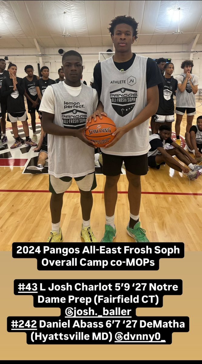 Very Busy 72hrs !!  Josh Charlot
 2 MVPs and Championship 🏆💪 Keep Up the Great Work !!! <a href="/NDLancersbball/">Notre Dame Prep Boys Basketball</a> <a href="/RecruitTheBronx/">RecruitTheBronx</a>