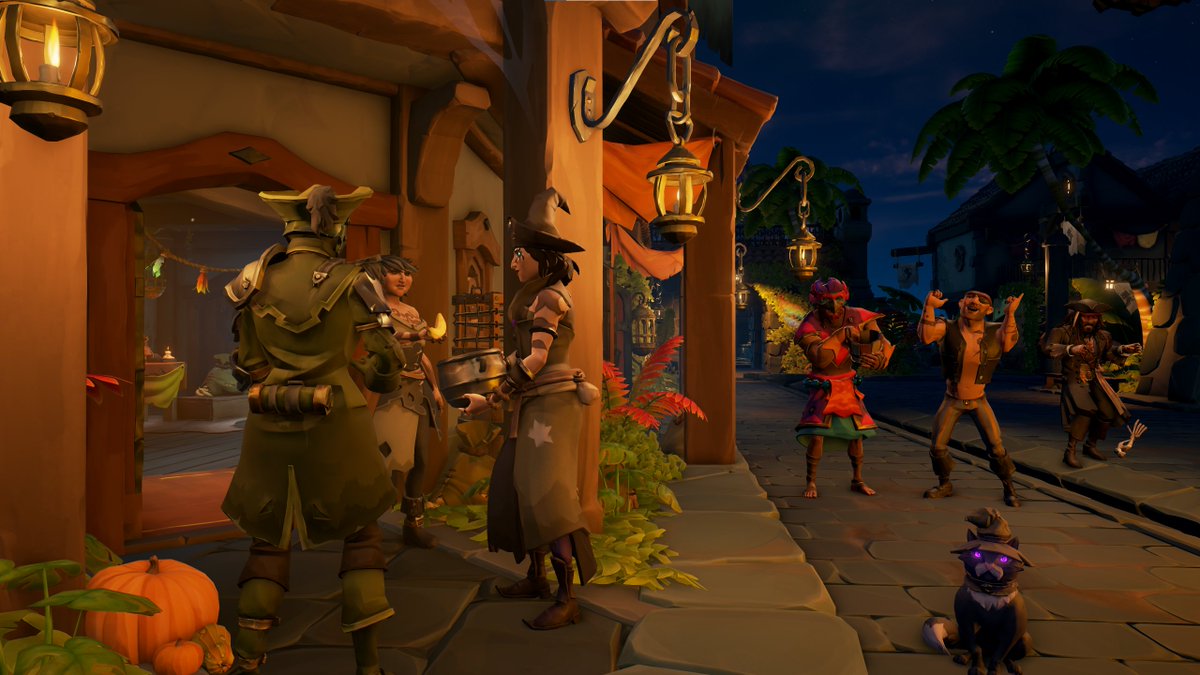 HansSprungfild's tweet photo. Sot Shot
Title: Trick or Treat! 🎃
Theme: Ghosts and Ghouls 
#Sotshot #SeaOfThieves #trickortreat @SeaOfThieves https://t.co/8EXdO9FzrX