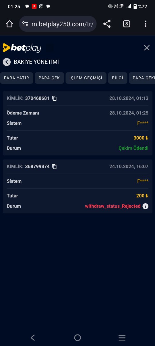 #Betplay 

Teşekkürler betplay ailesi ☺️