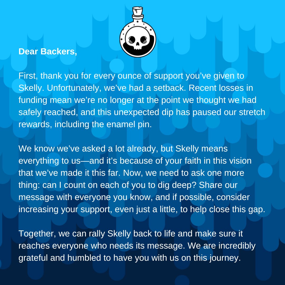 We were on a high, but now we are at a low.  We are being very transparent. 
kickstarter.com/projects/74460…