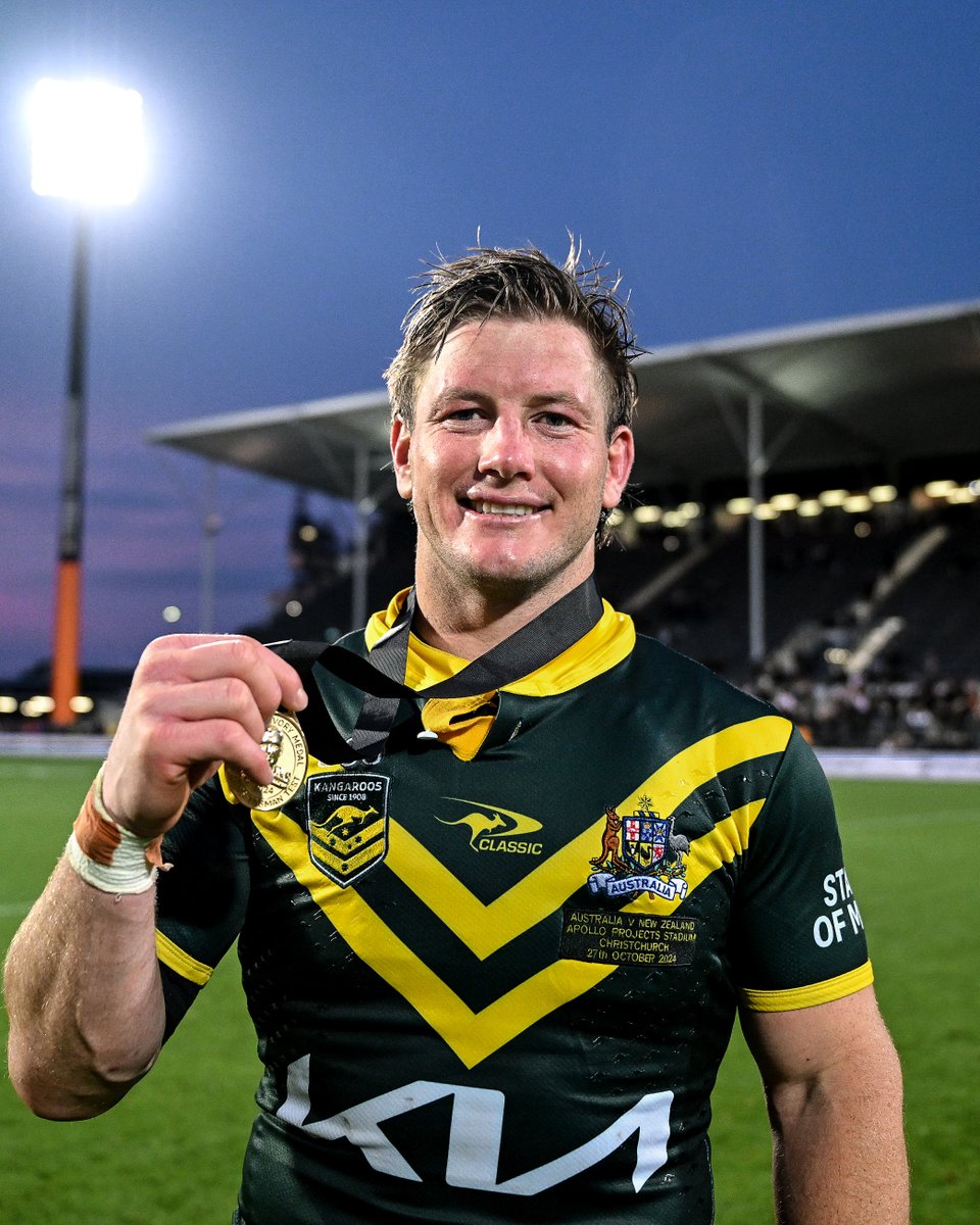 That's our skip 💜

Congratulations to Harry on earning Man of the Match honours as the Kangaroos booked their place in the Pacific Championships Final!