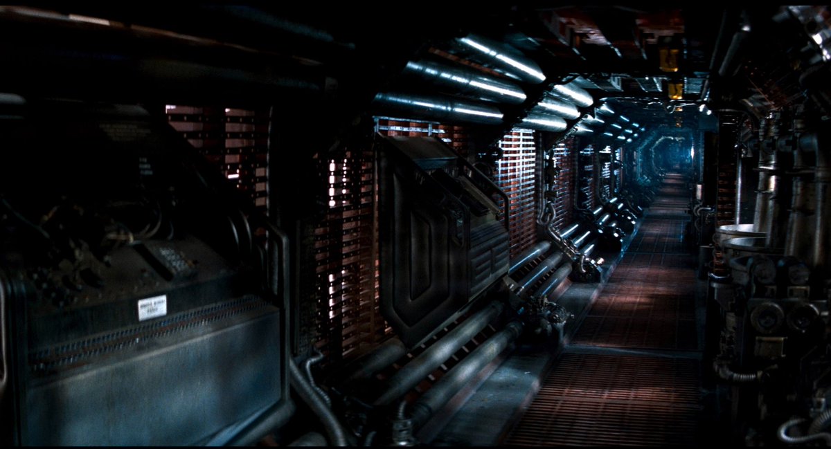 Sci-fi corridors. 2001 A Space Odyssey  (1968), Solaris (1972), Star Wars (1977), Alien (1979)