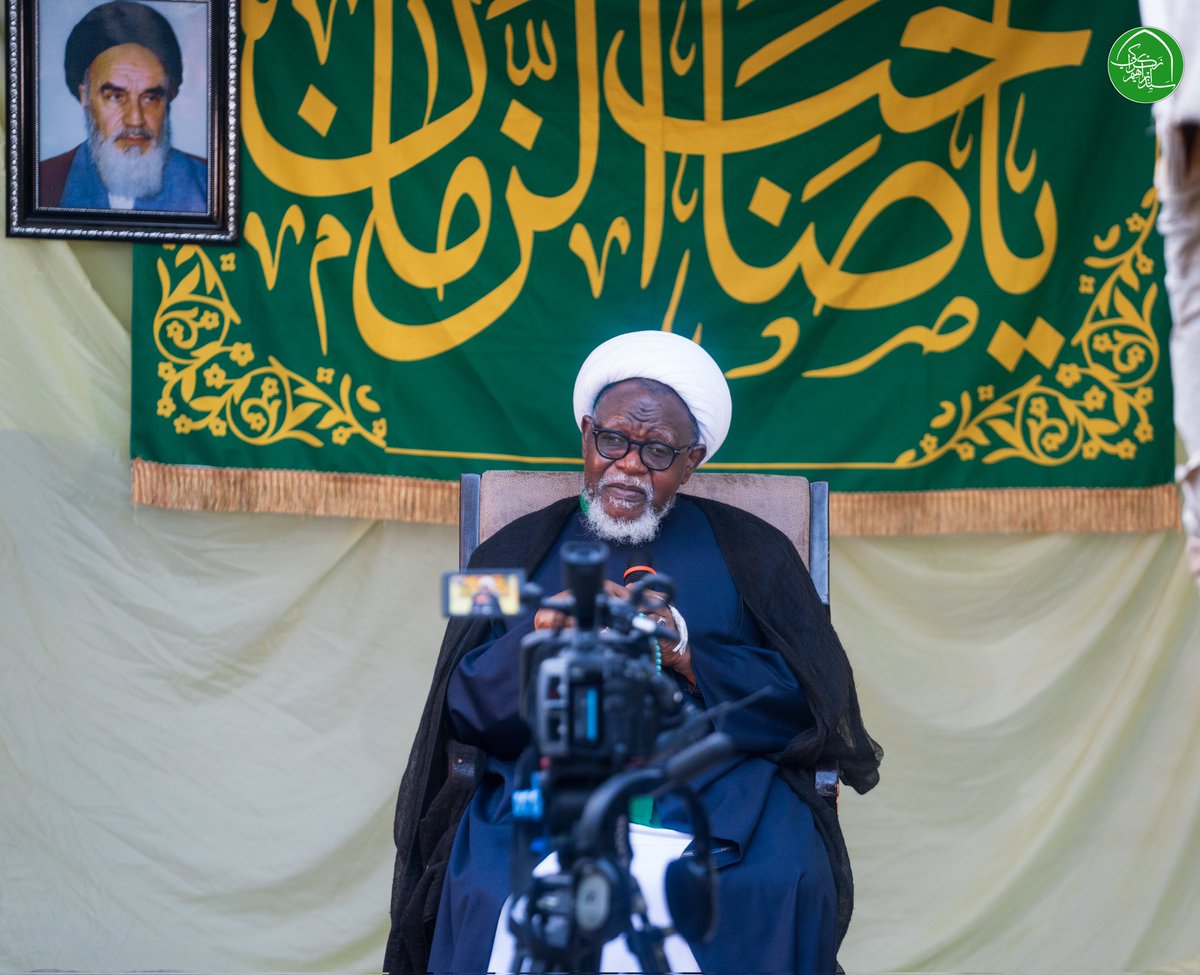SZakzakyOffice's tweet photo. Sheikh Ibraheem Zakzaky (H) concluded the short-term training (Tadrib) organized by the Sisters Forum of the Islamic Movement in Abuja. In his speech, he emphasized humanity's mission on earth.

The Sheikh highlighted how the enemies of Islam are plotting to undermine the unity of Muslims through covert and sinister methods.

He further advised the Ummah to adhere to the teachings of the Messenger of Allah, which he reaffirmed as the only solution to the current challenges facing the Muslim community.

#PrayForGaza
27/10/2024
21/RabiuThani/1446