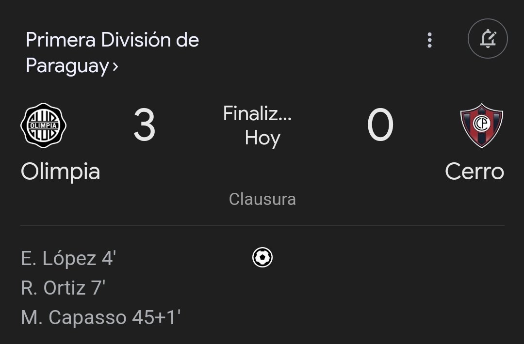 🇵🇾 Cerro Porteño tiene un gran nivel para jugar en la segunda división de San Marino. No te podés comer dos goles en un clásico en menos de 10 minutos. Son horribles.