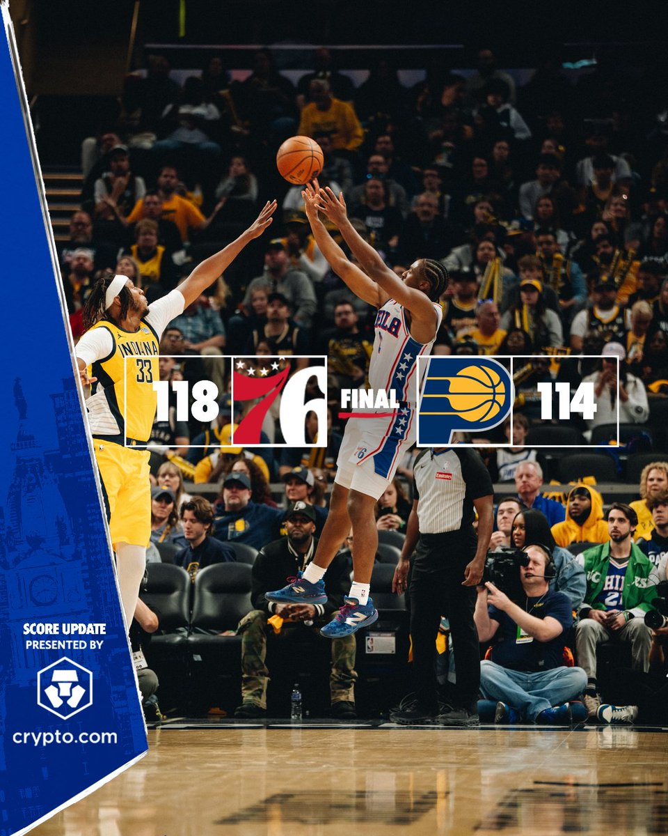 sixers's tweet image. in the W column! 

@cryptocom